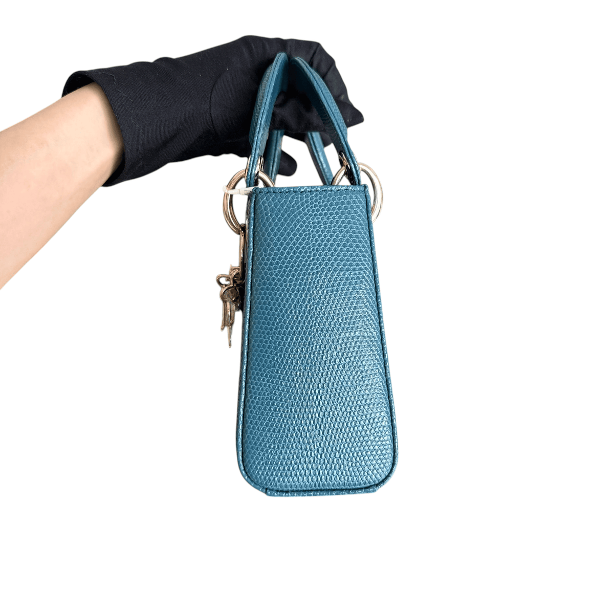 Luxury Promise Dior Lady Mini - Exotic Lizard Gold Hardware