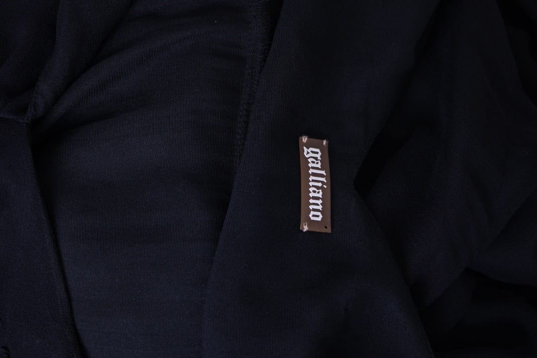 LUXURY PROMISE Galliano S/S Sequin Detail Dress Black M