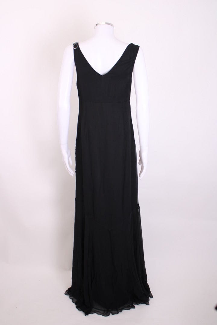 LUXURY PROMISE Galliano S/S Sequin Detail Dress Black M
