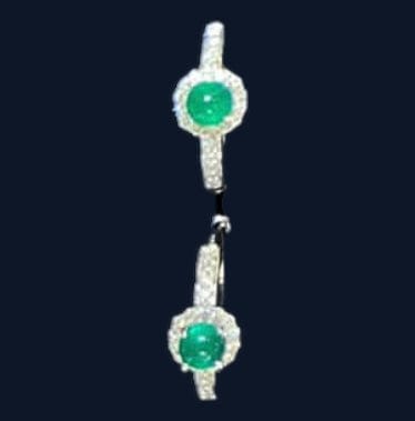 Luxury Promise Emerald & Diamond Earrings