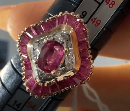 Luxury Promise 18K Ruby Ring J0713UP7BL