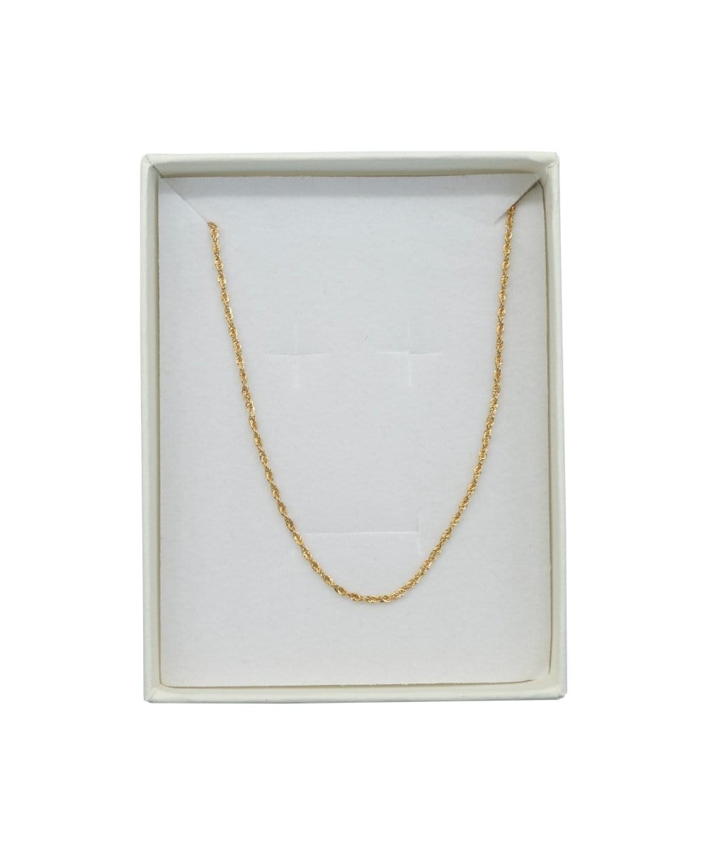 18k yellow gold rope necklace ASL8193