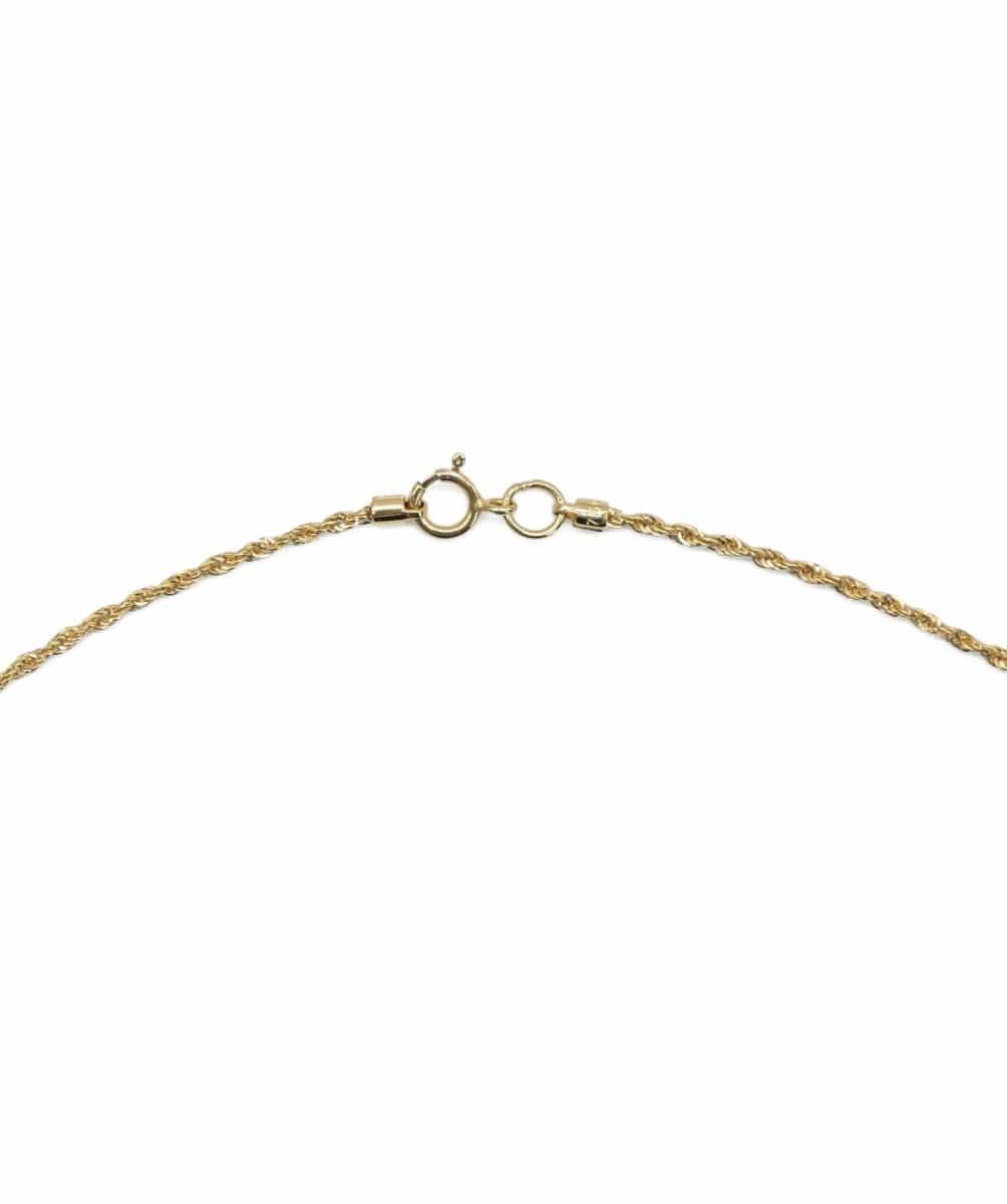 18k yellow gold rope necklace ASL8193