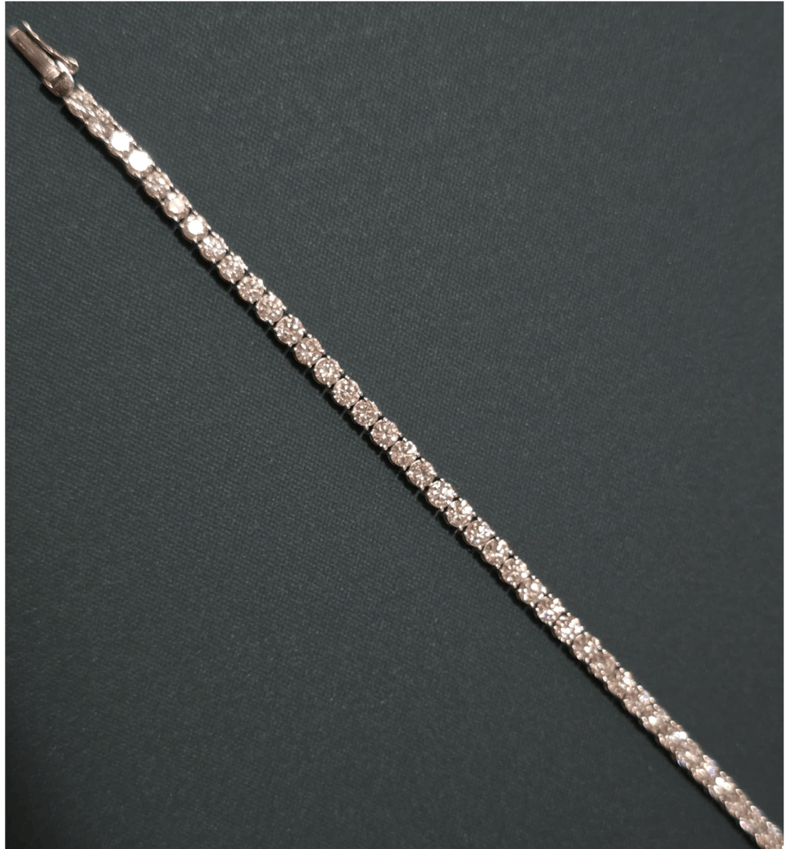 Luxury Promise 5.69ct Natural diamonds Tennis Bracelet SYCB22