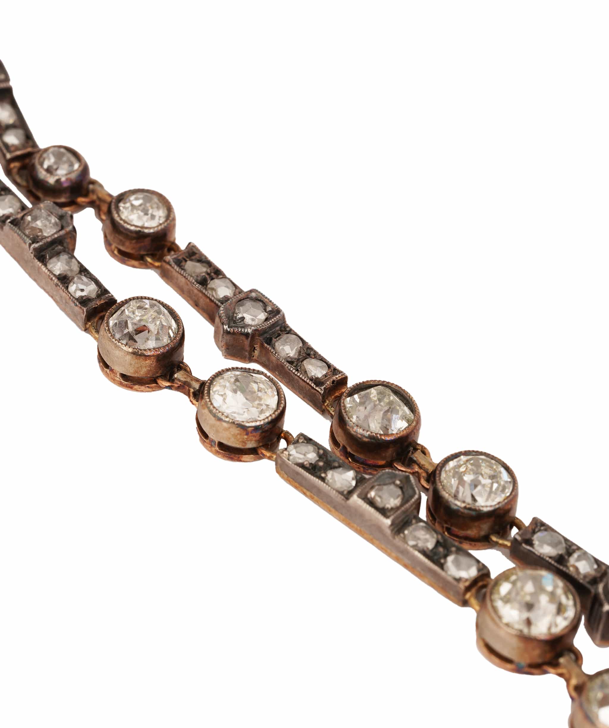 Luxury Promise Antique Diamond Necklace WA25051