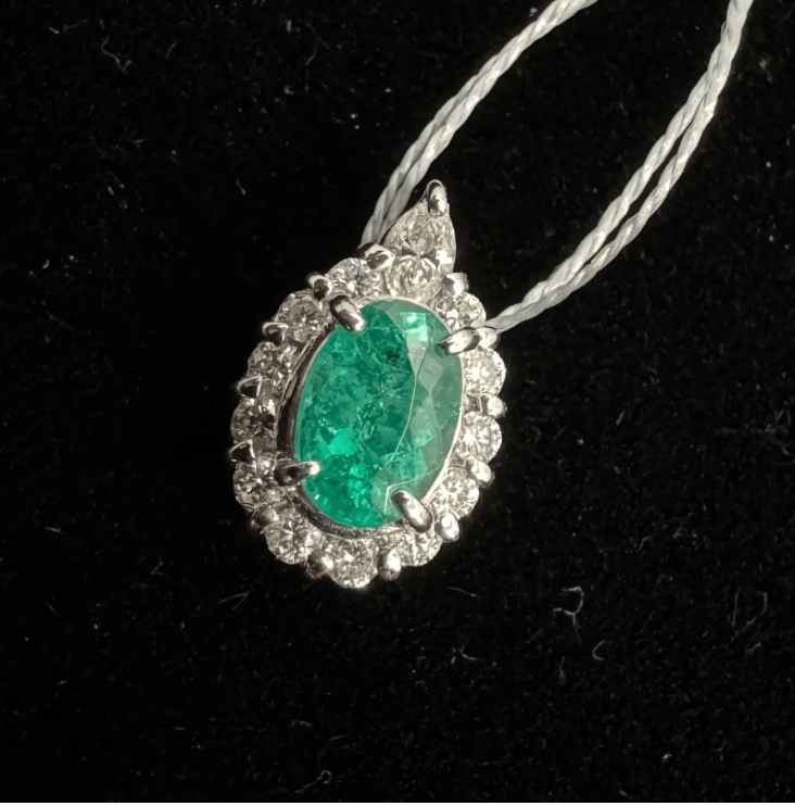 Luxury Promise Brazil Pt900 Paraiba TL Pentop PTL0.48 D0.19 1.4g GIA certified 55908
