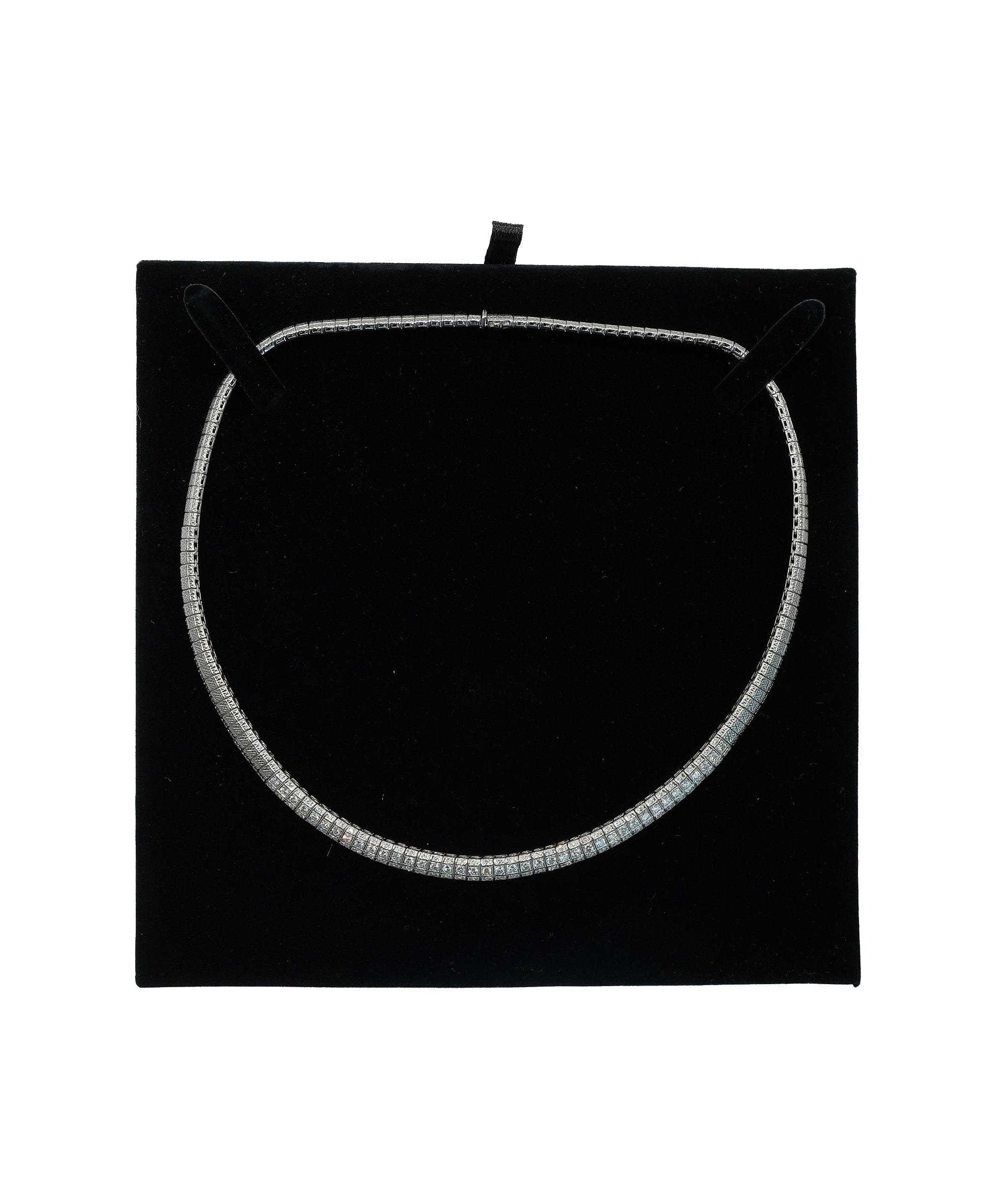 Luxury Promise Diamond 2.24Ct Necklace 39Cm K18 Wg 90184144 ASL8130