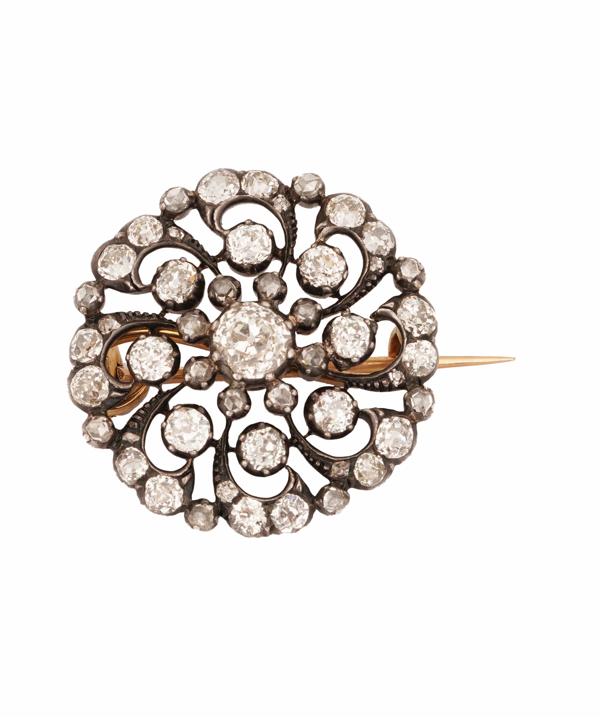 Luxury Promise Diamond Circular Brooch  WA21858