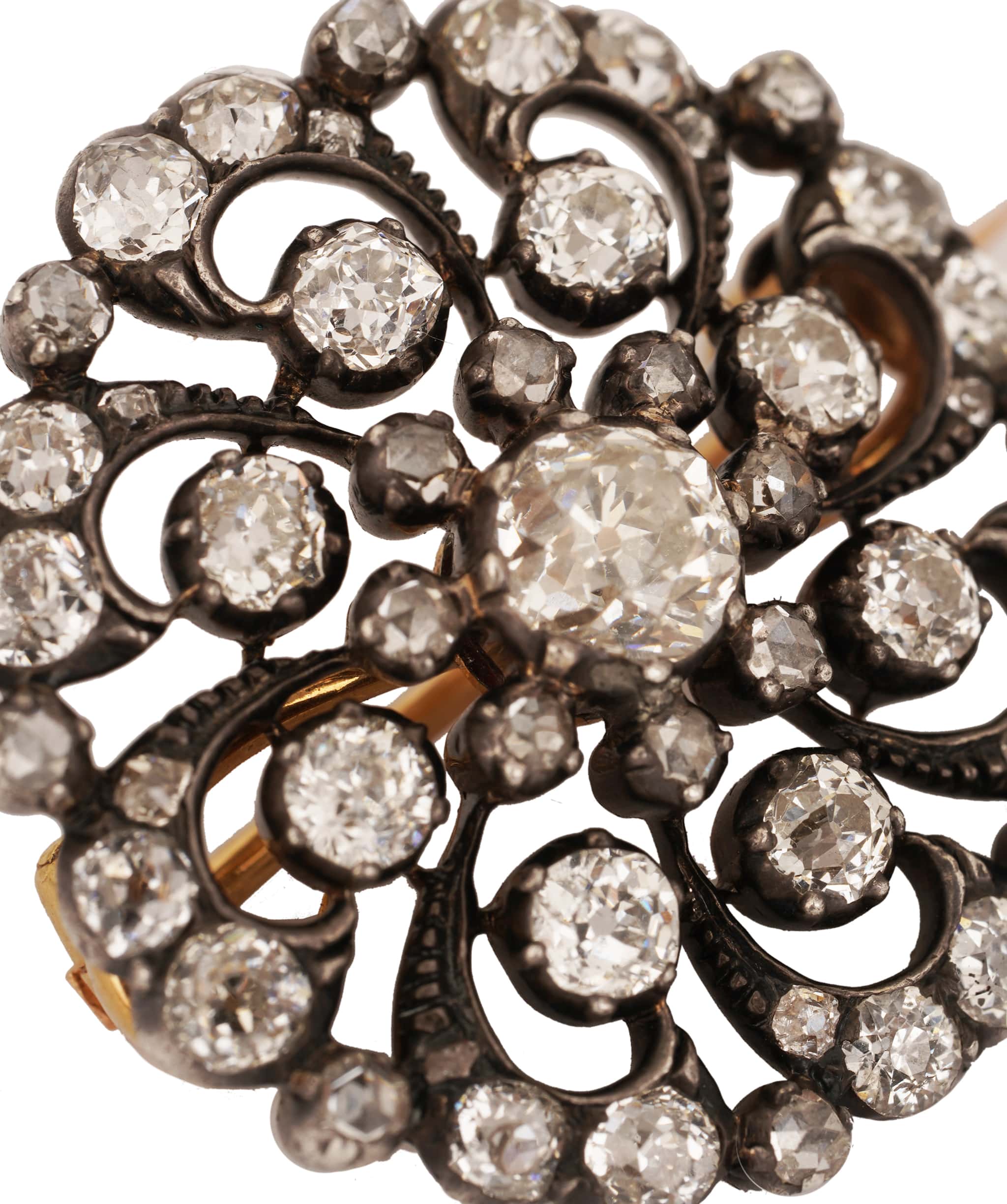 Luxury Promise Diamond Circular Brooch  WA21858