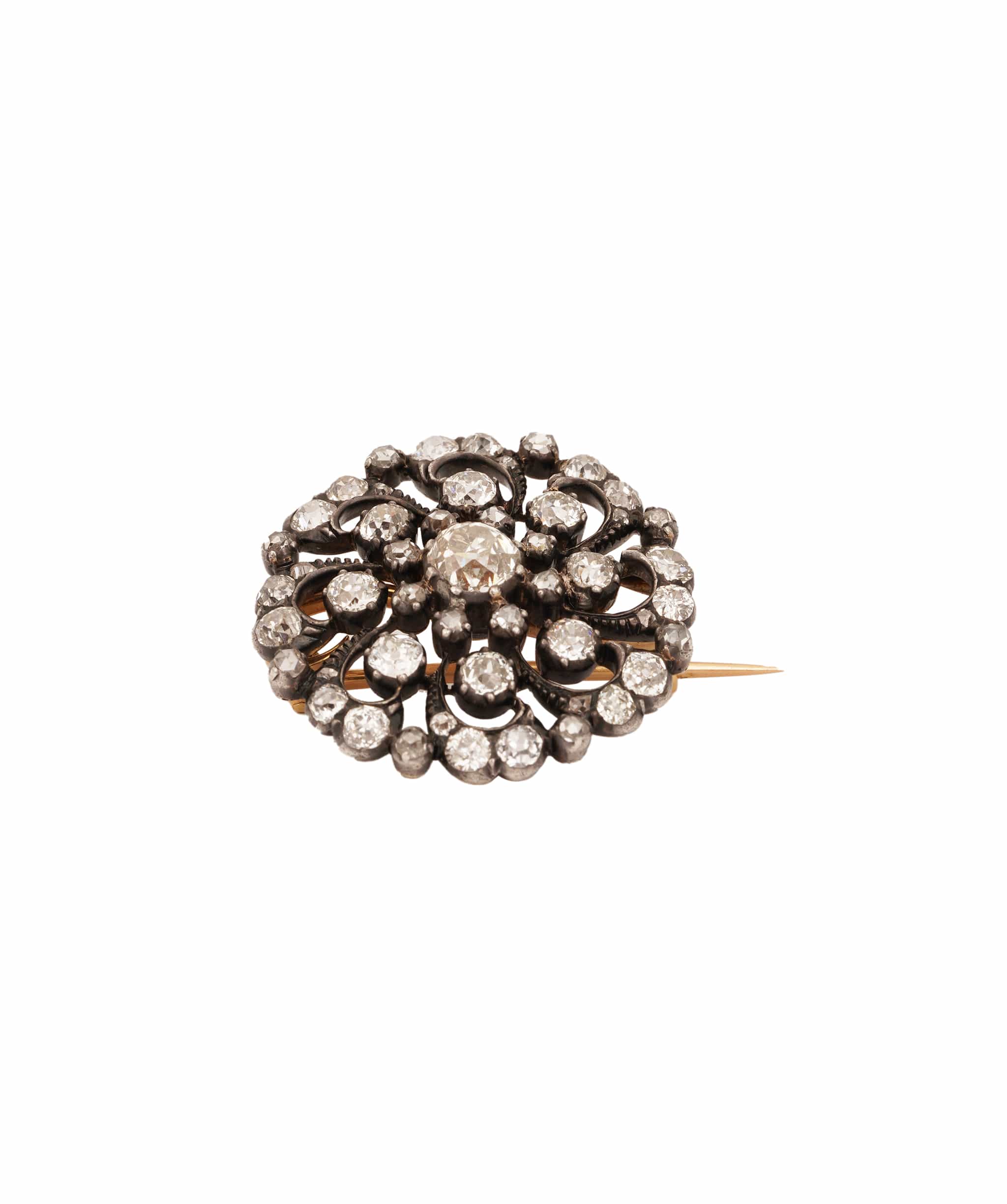 Luxury Promise Diamond Circular Brooch  WA21858