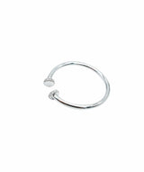 Luxury Promise Diamond torc ring 18K White  Gold AHC1661