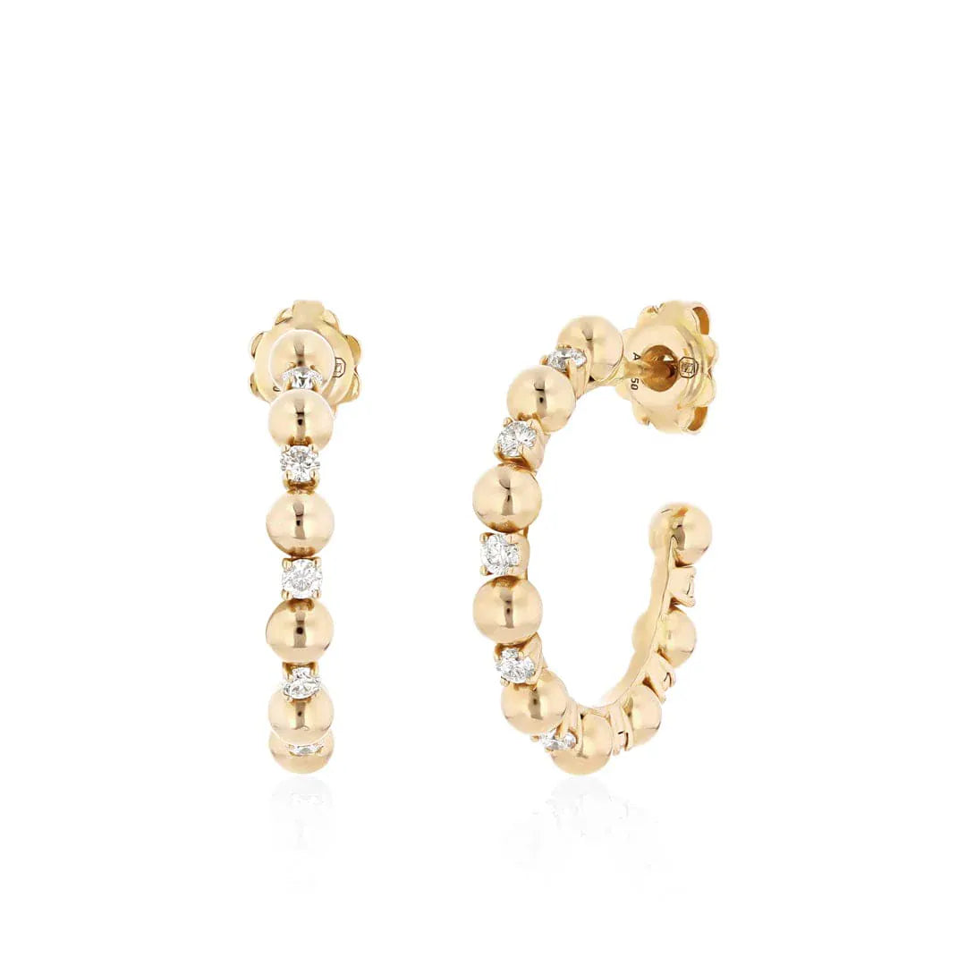 Luxury Promise GIFU HOOPS SMALL - YELLOW NS4026JP