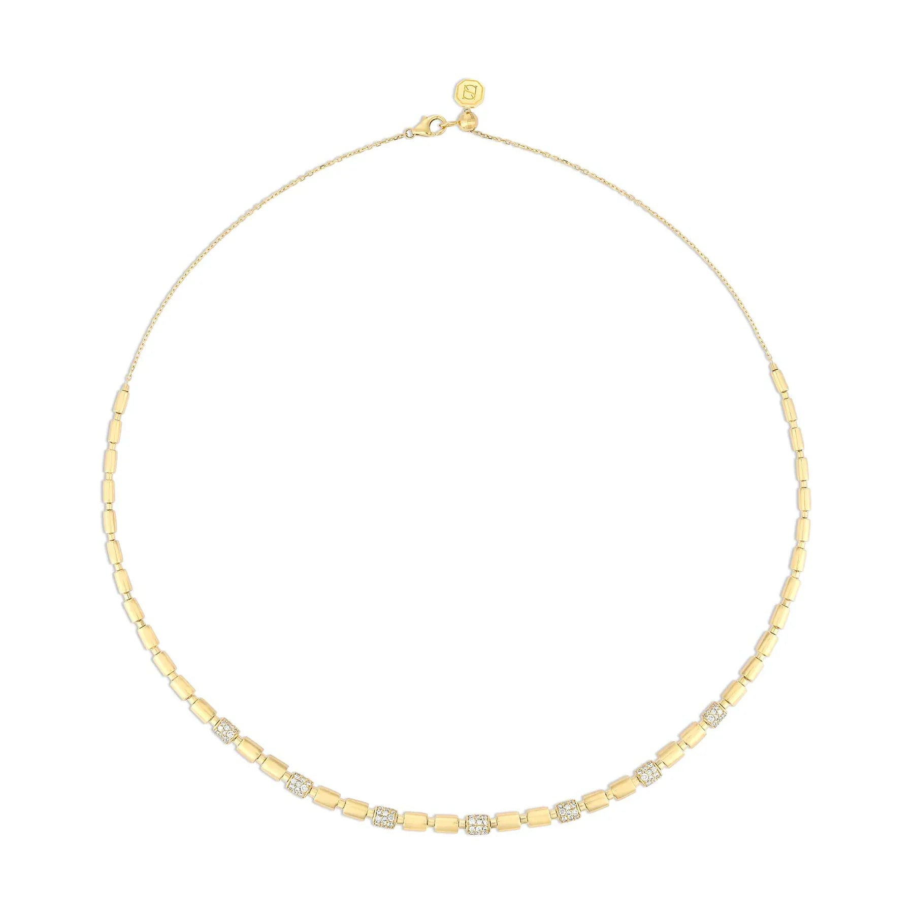 Luxury Promise ITERU RHYTHM NECKLACE - YELLOW GOLD NS013EN