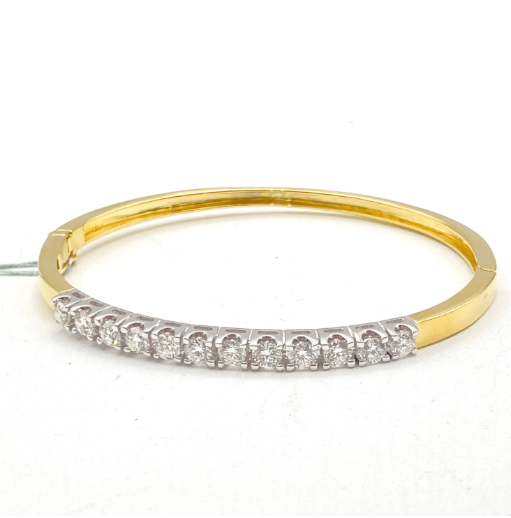 Luxury Promise K18 Diamond Bangle D 13.7g 55146