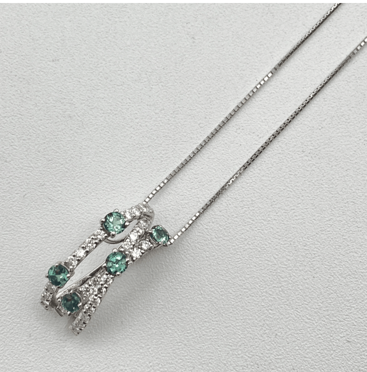 Luxury Promise K18WG Alexandrite Penneck AL0.72 D0.50 5.5g GRJ 55092