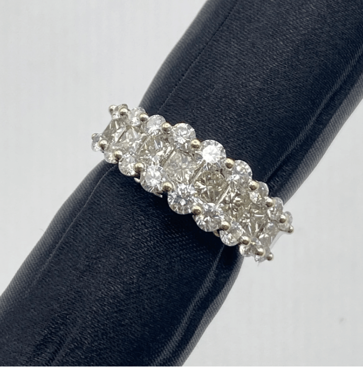 Luxury Promise K18WG Diamond Ring D2.00 5g US 6.5 55510