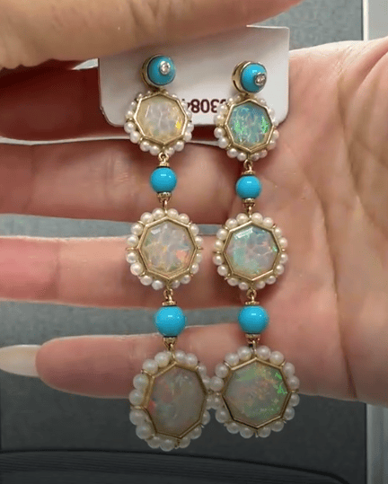 Luxury Promise K18YG Akoya Pearl PIERCE JPR62