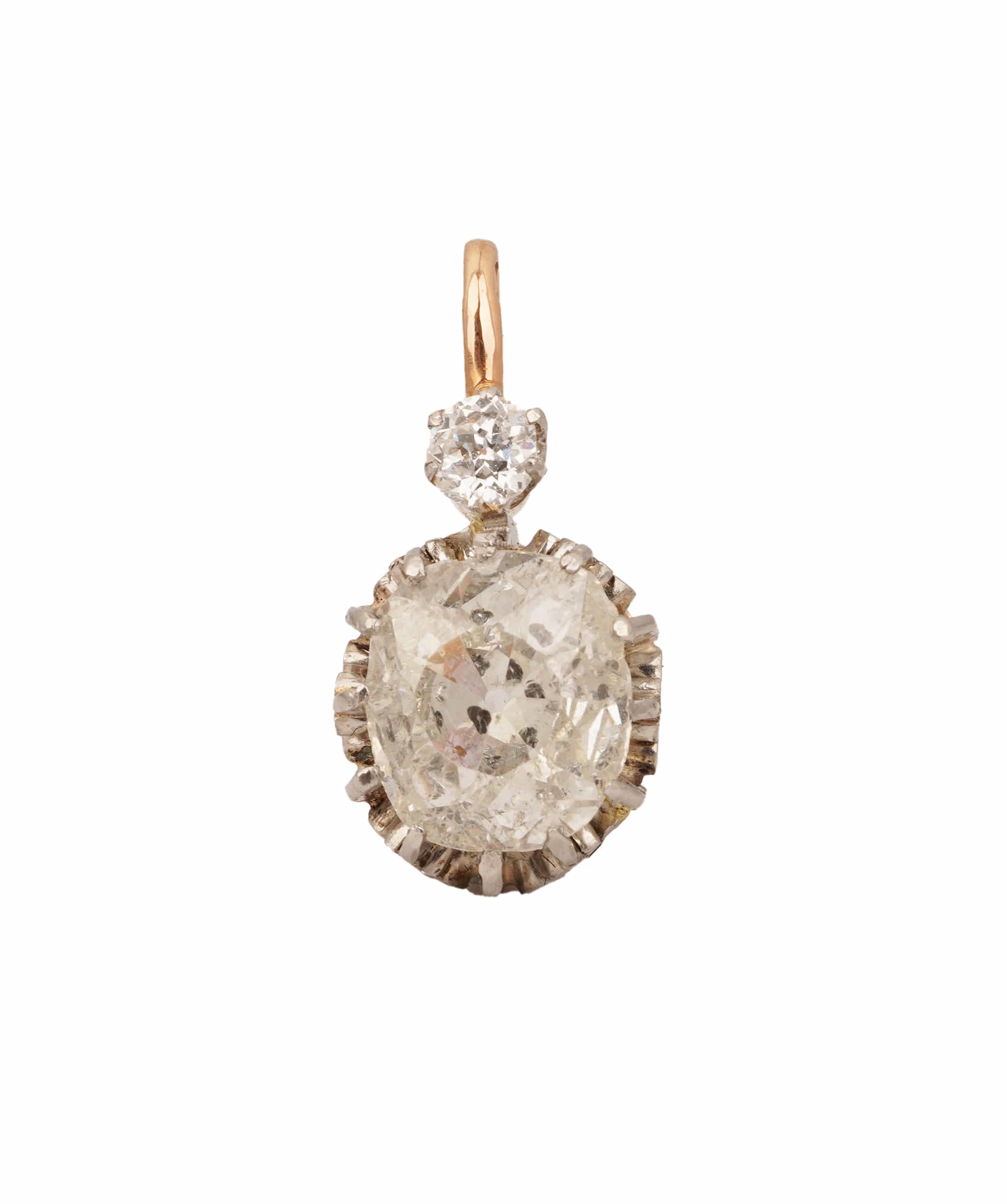 Luxury Promise Old-Cut Diamond Pendant in Box  WA22002