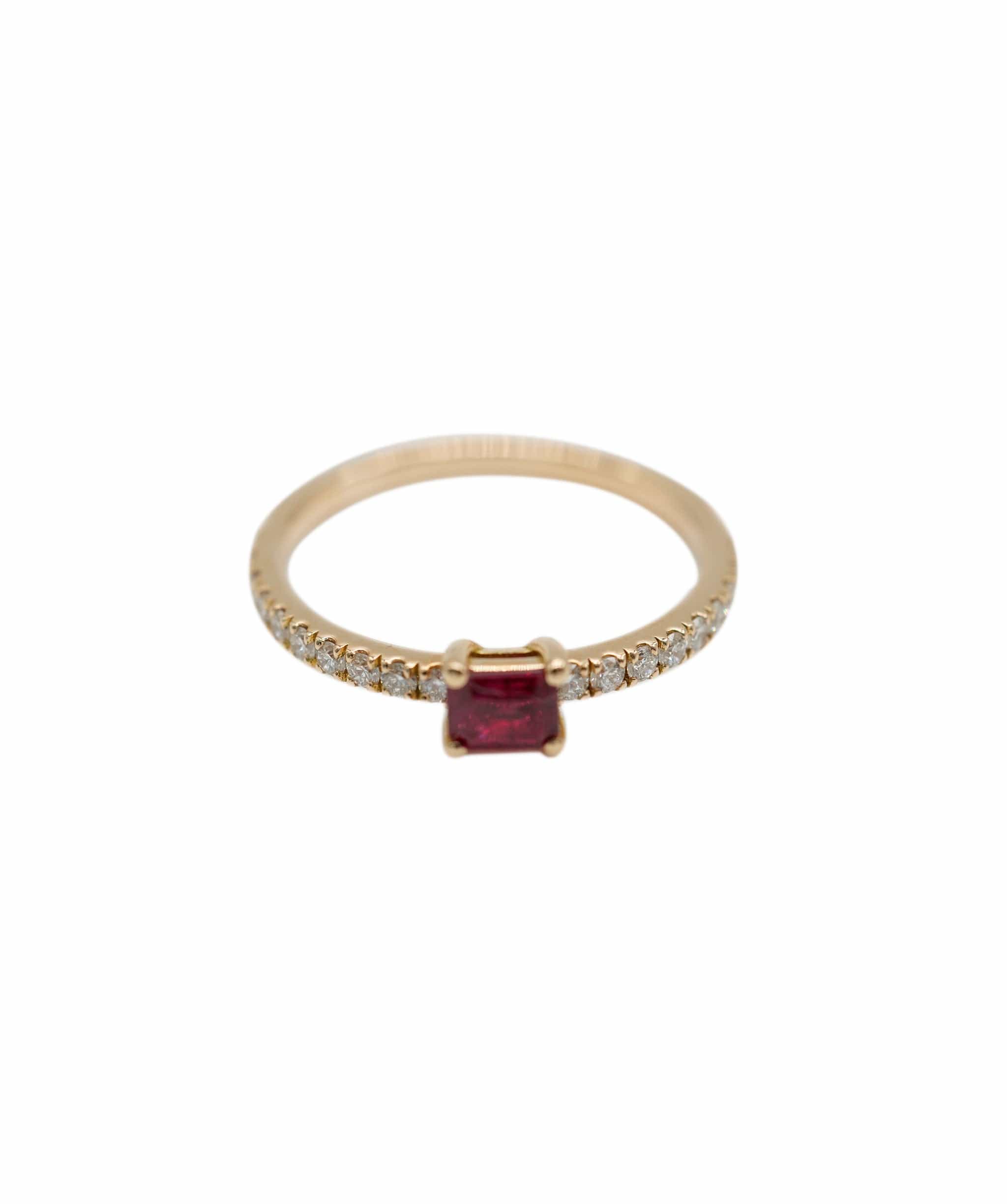 Luxury Promise ruby ring  ASL8403