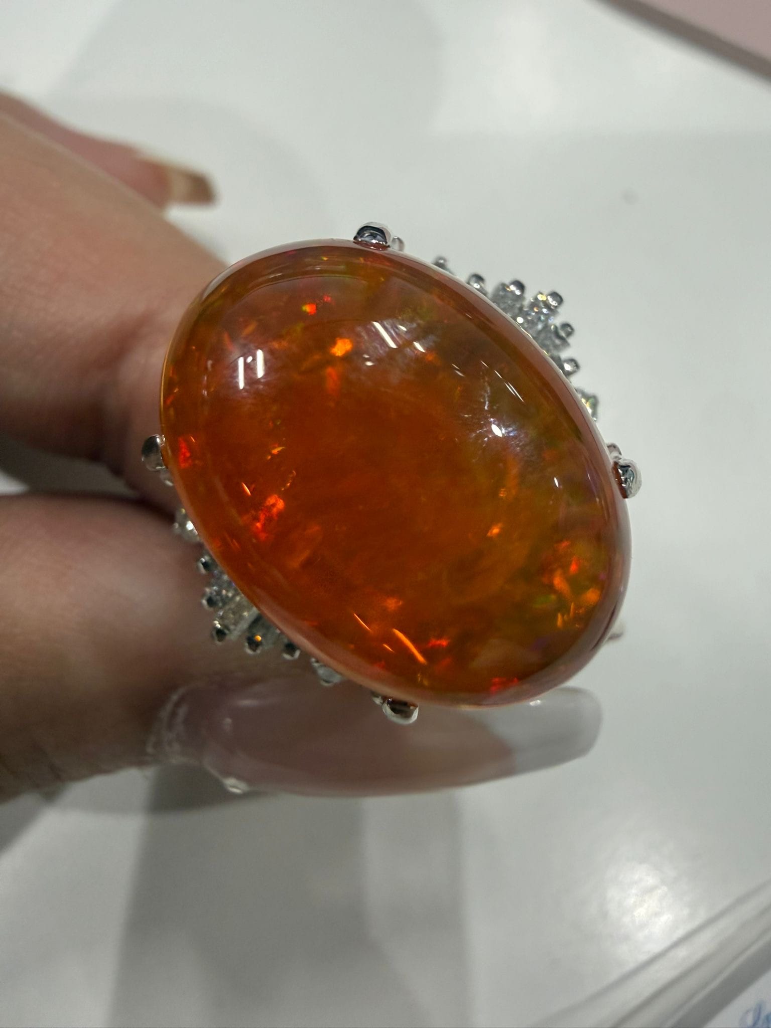Luxury Promise FIRE OPAL RING 24-42979-0
