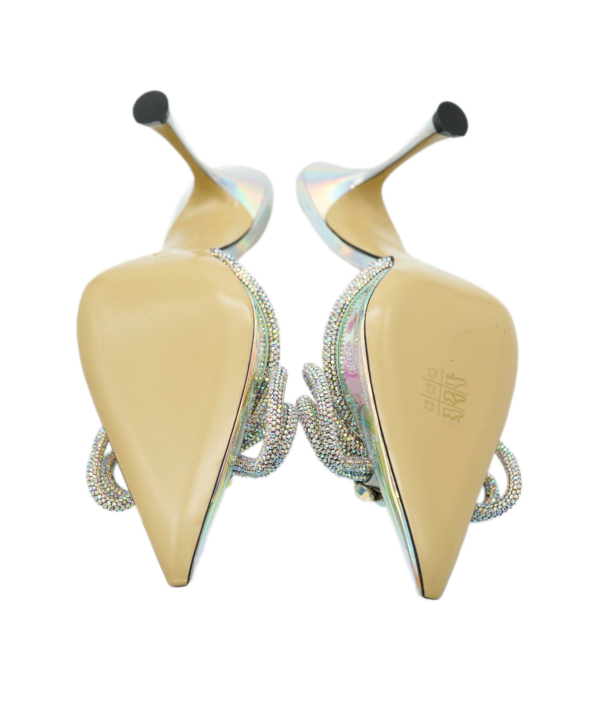 Luxury Promise Mach and Mach Chrome Glitter Heels ALC1946