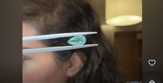 Luxury Promise 1.34ct Blue Paraiba Cuts (P-88) DXBCD1699