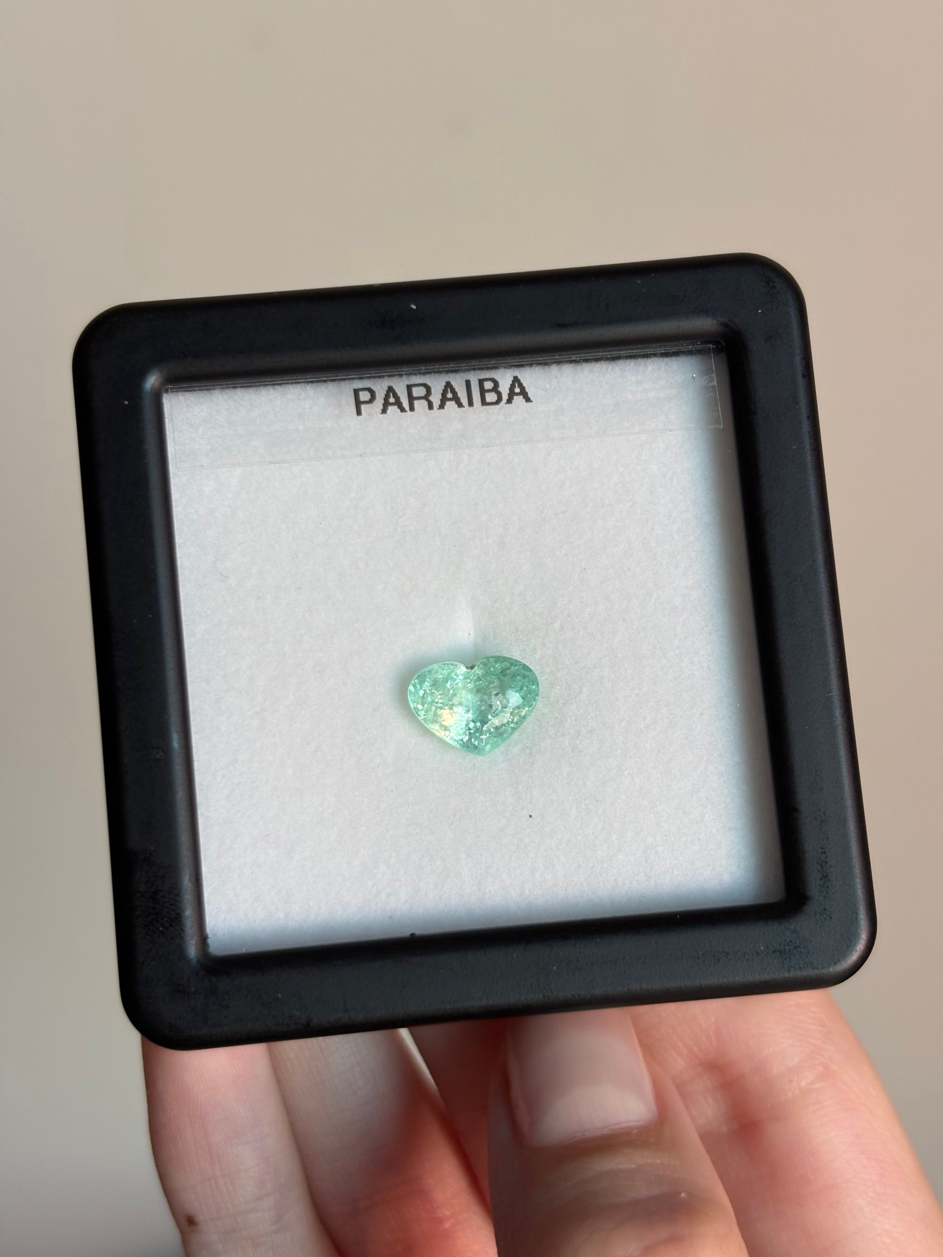 Luxury Promise 2.45ct Paraiba Heart DXBCD1732