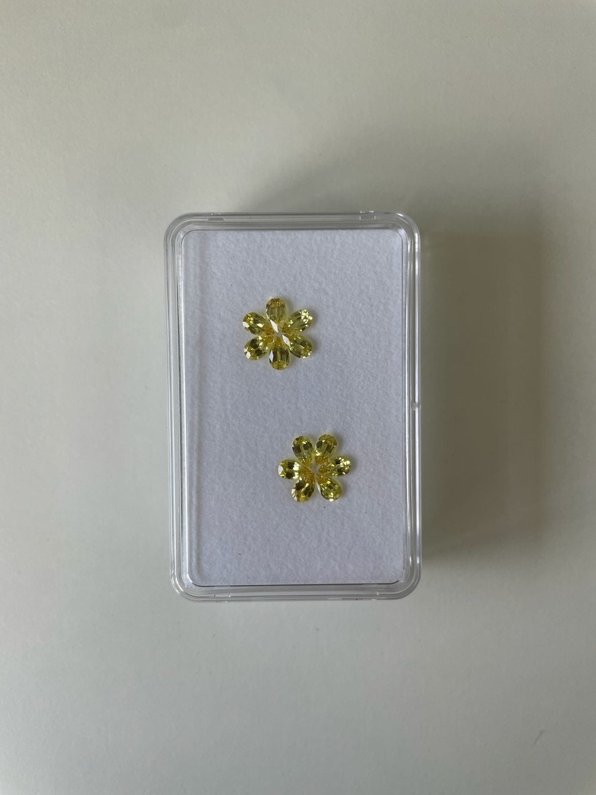 Luxury Promise 2.68ct Yellow Sapphires Unheated 12pcs DXBCD1950