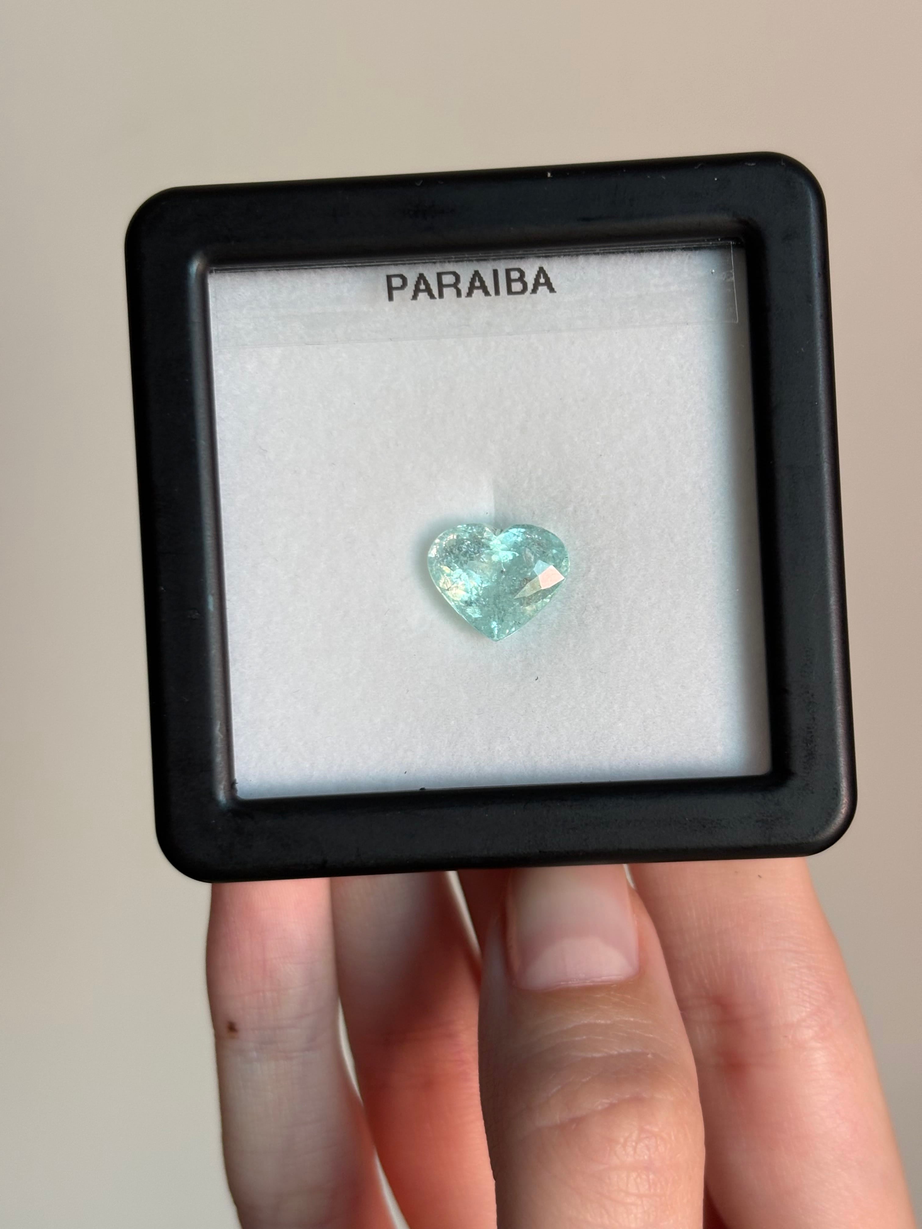 Luxury Promise 4.48ct Paraiba Heart DXBCD1730