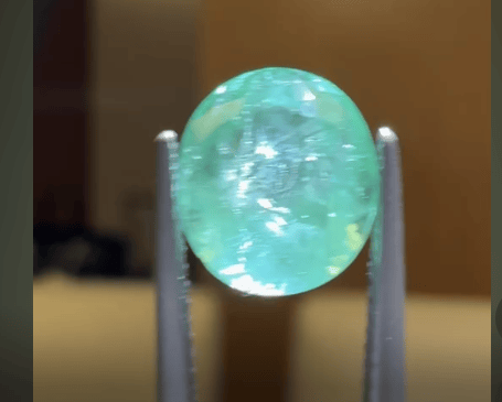 Luxury Promise 6.61ct Blue Paraiba Cuts (P-17) Set of 2 DXBCD1621