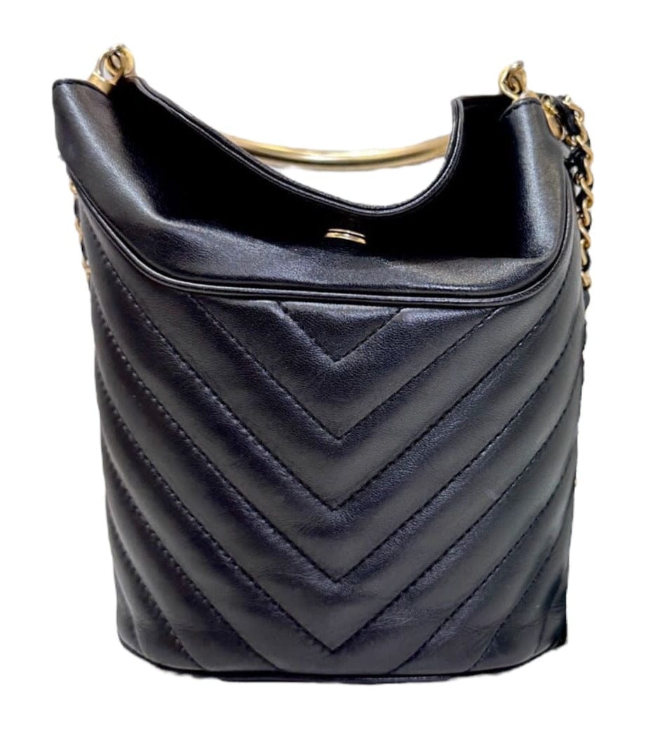 Luxury Promise Chanel Chevron Bucket Bag