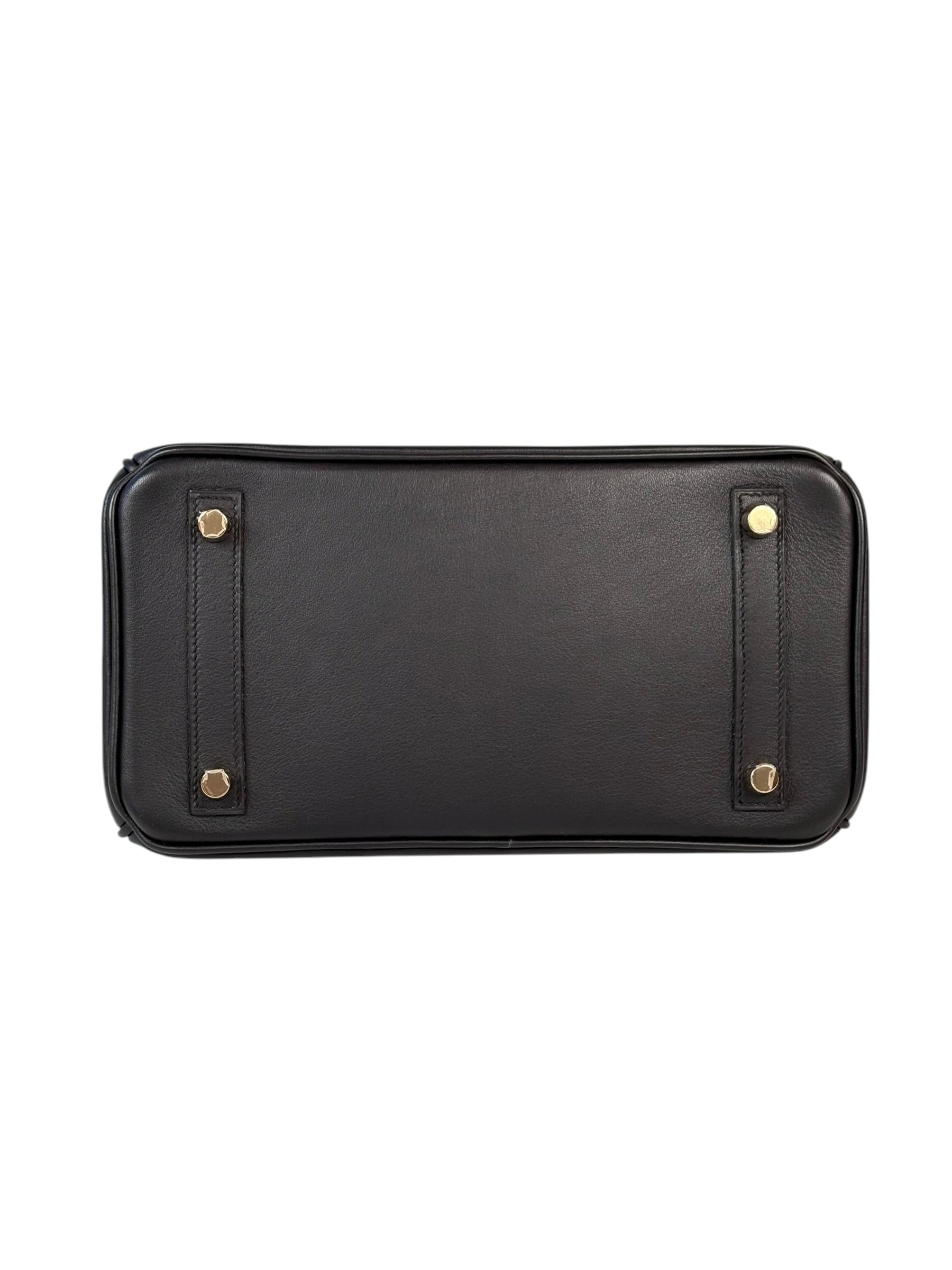 Luxury Promise Hermes Birkin 25cm Black in Swift with GHW - A Stamp