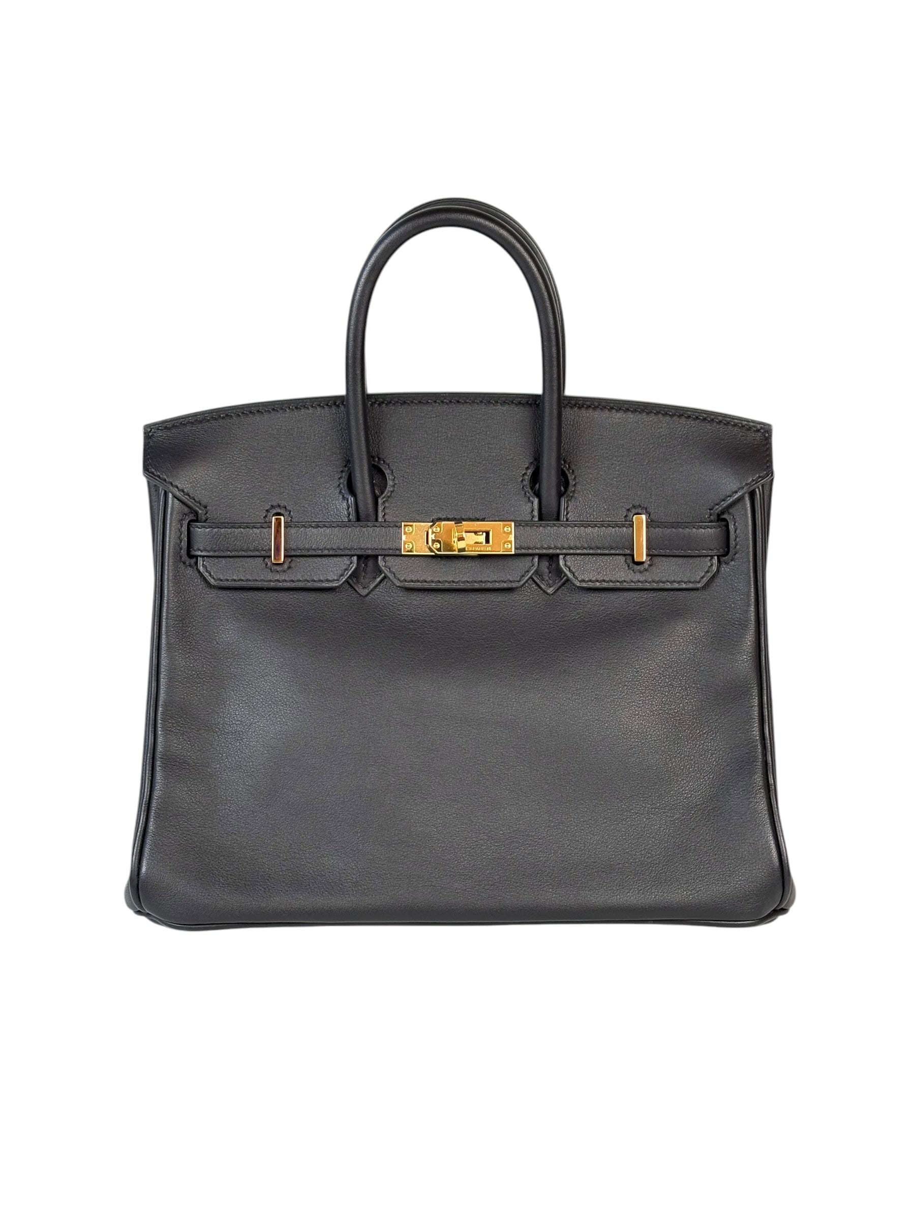 Luxury Promise Hermes Birkin 25cm Black in Swift with GHW - A Stamp
