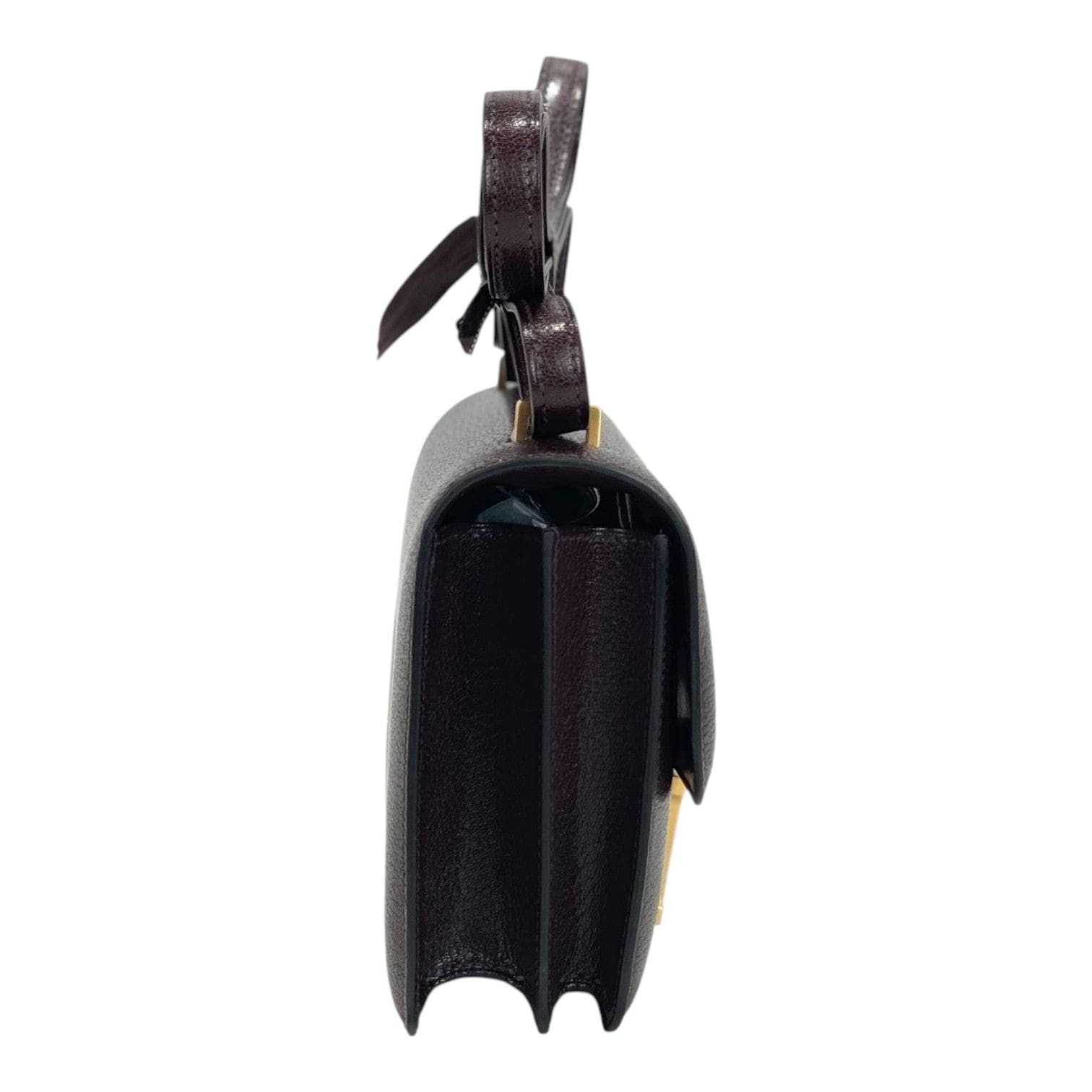 Luxury Promise Hermes Constance Bag Mini 0G Rouge Sellier Chevre Chamkila - New & Unused - K Stamp