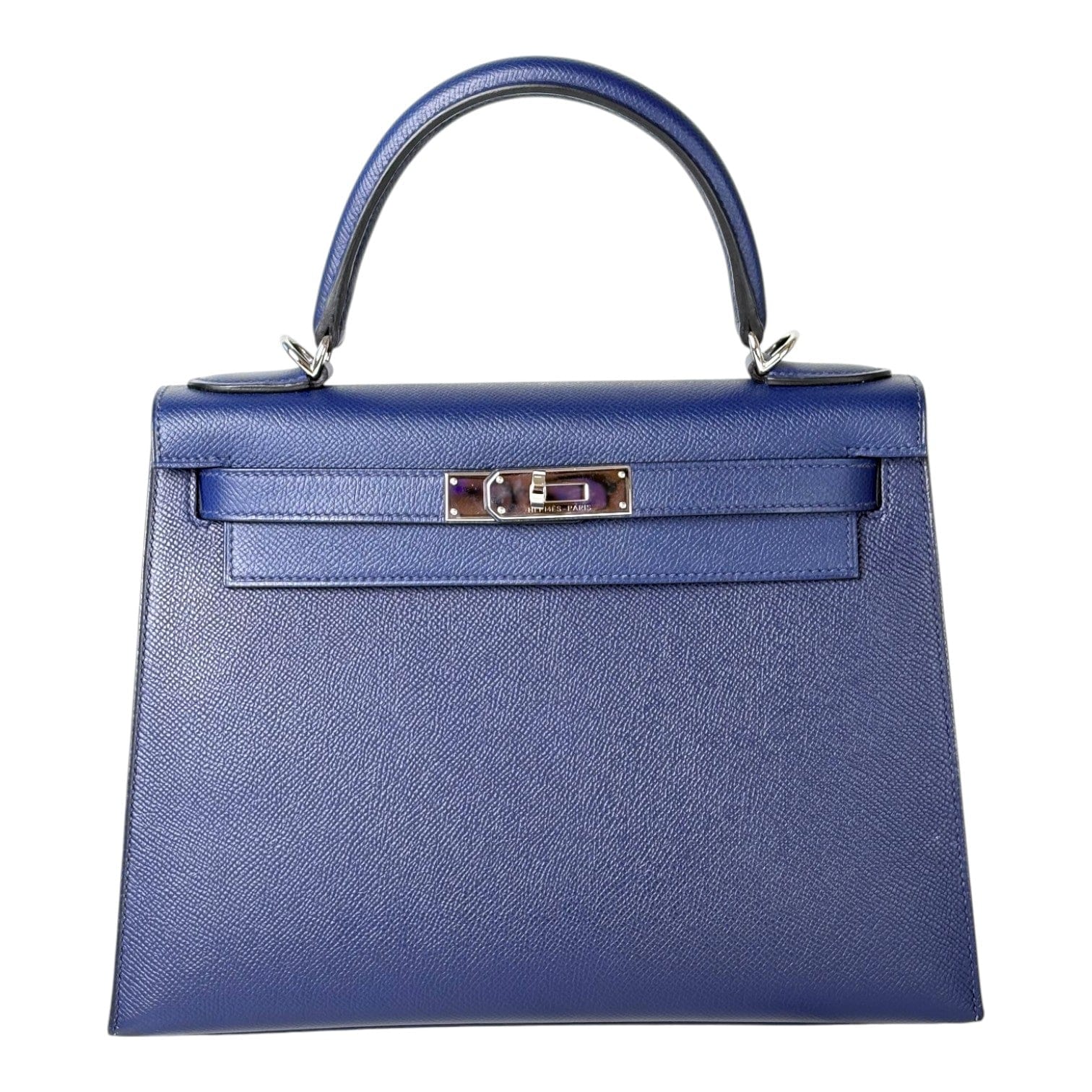 Luxury Promise Hermes Kelly 28cm Bag Navy Epsom with PHW