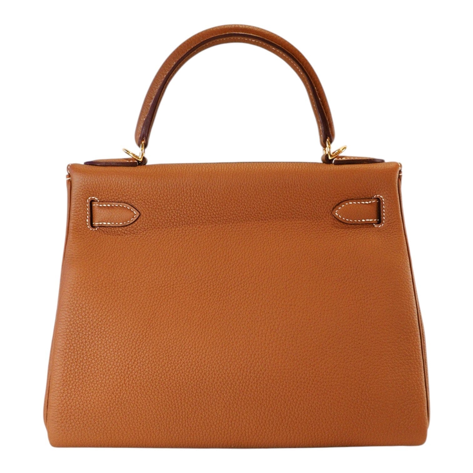 Luxury Promise Hermes Kelly 28cm Gold with GHW Togo Retourne - Full Set - Unused