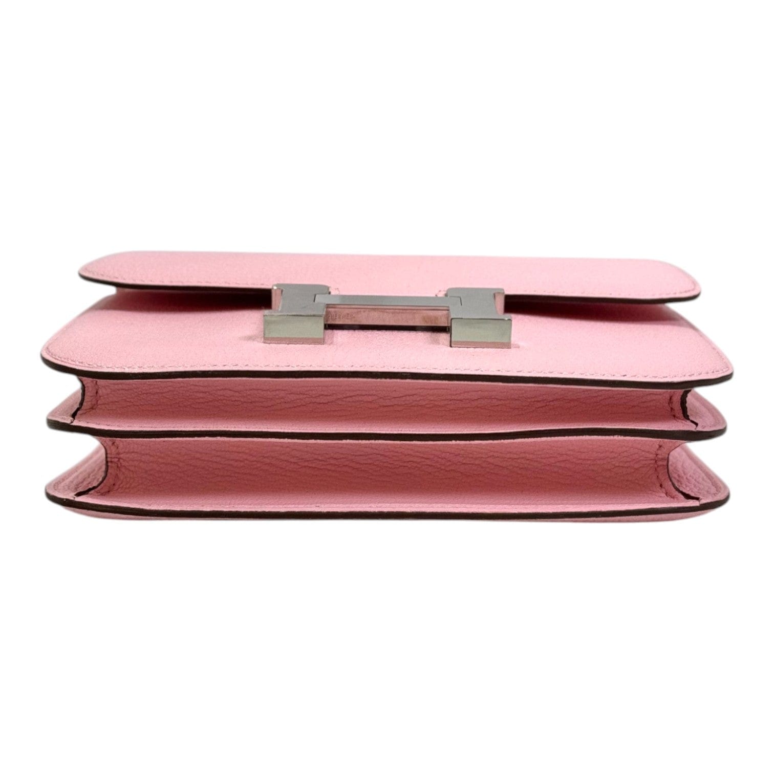 Luxury Promise Hermes Mini Constance 3QRose Sakura Chevre - Z Stamp