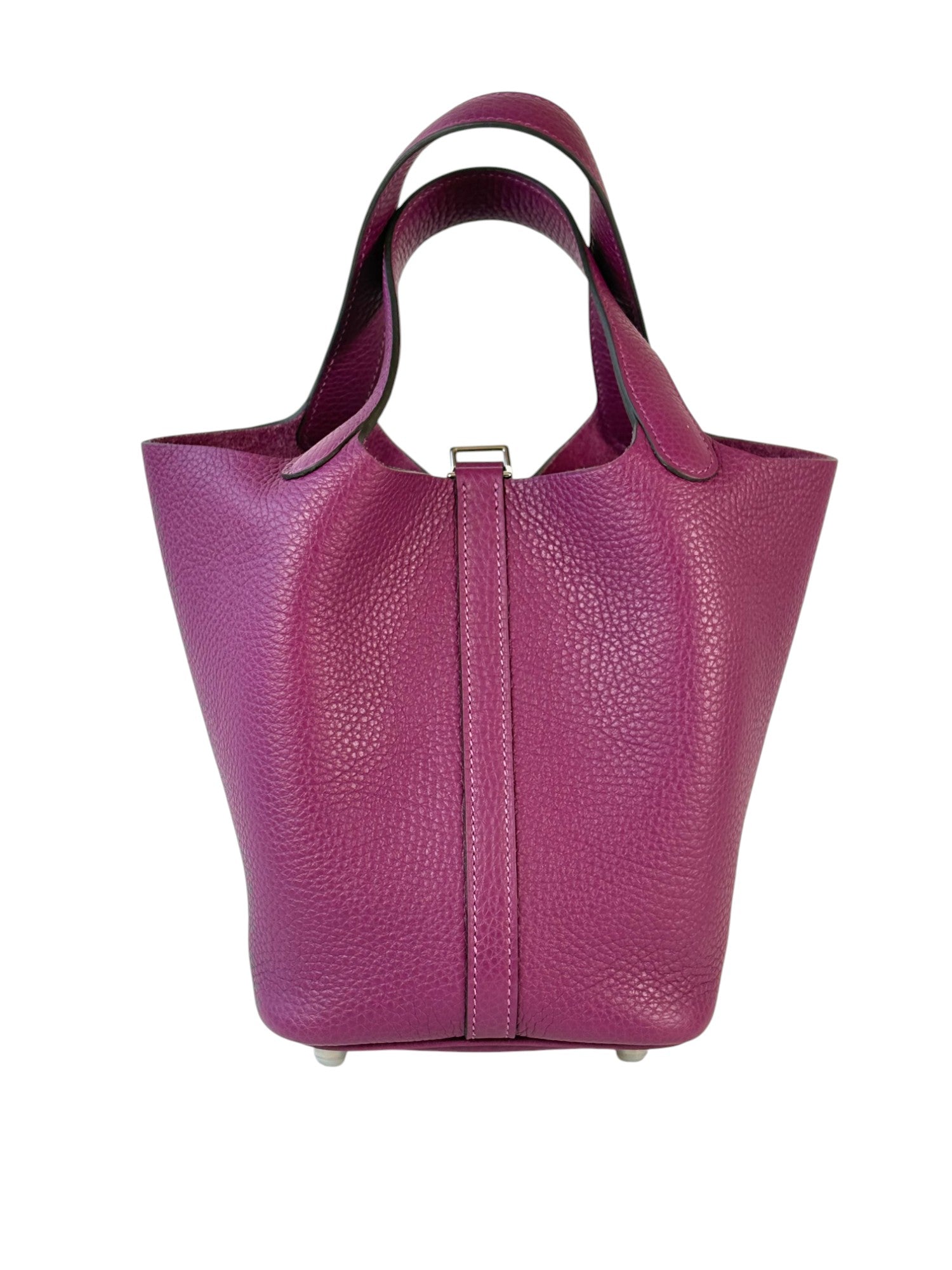 Luxury Promise Hermes Picotin 18cm Bag in Clemence Anemone - Z Stamp