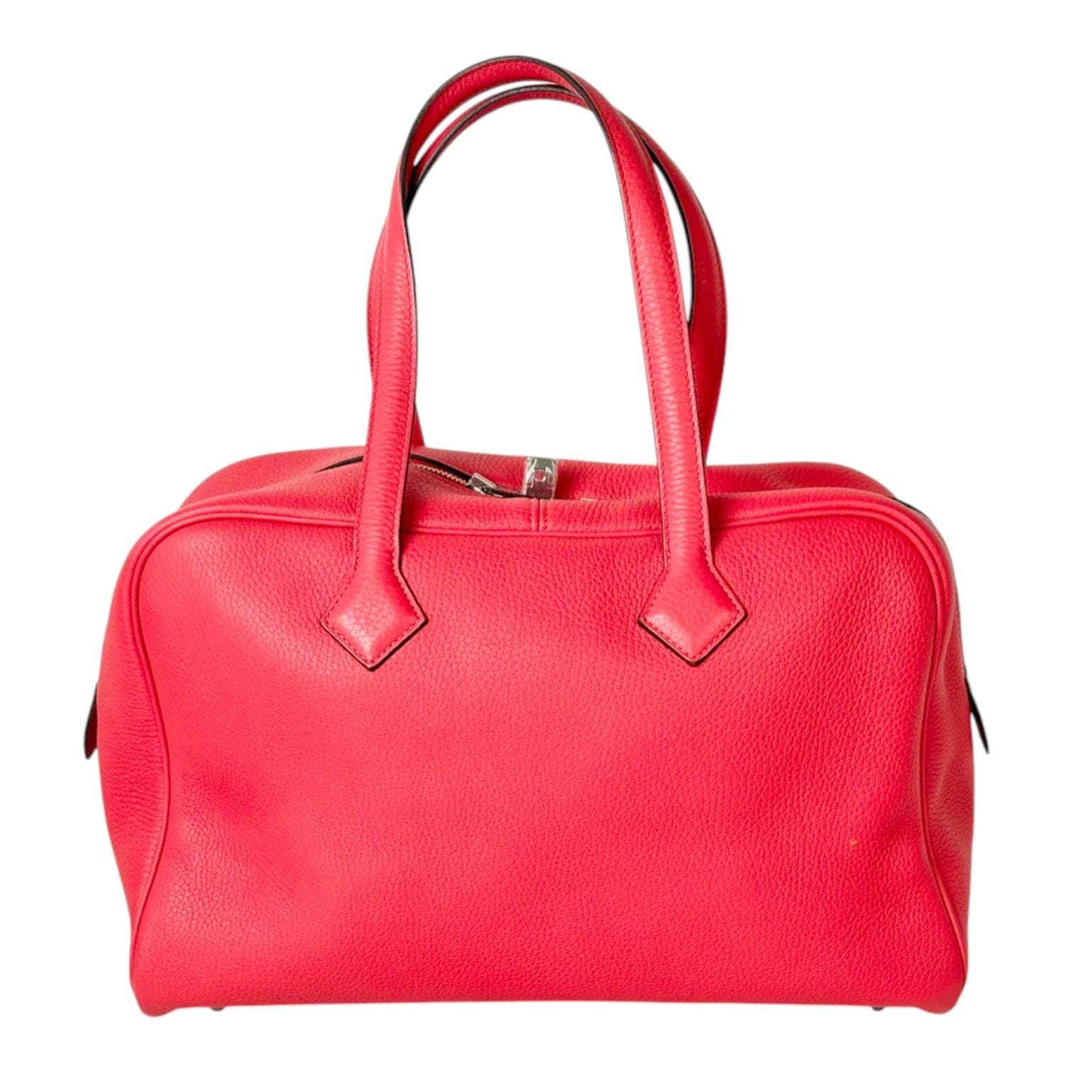 Luxury Promise Hermes Red Large Victoria Handbag