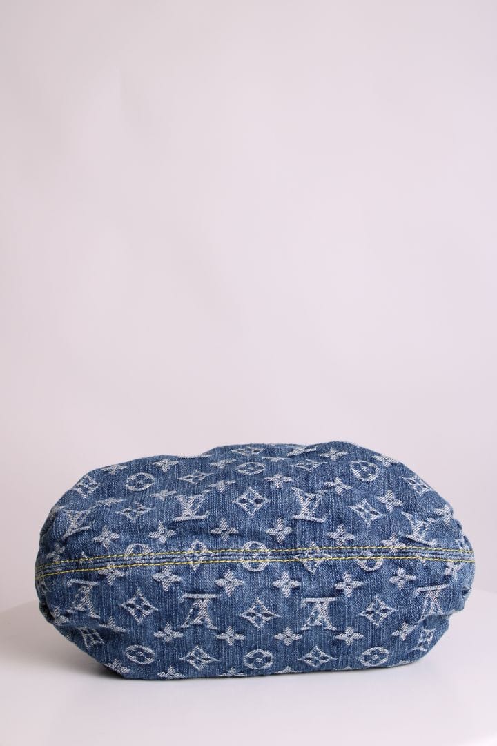 LUXURY PROMISE Louis Vuitton Mini Pleaty & Pouch Bag Denim