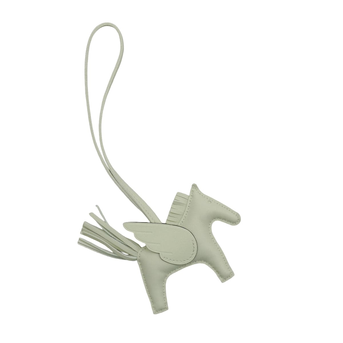 Luxury Promise HERMES BAG CHARM RODEO PEGASUS PM VERT PEPPERMINT AGNEAU MILO VEAU SWIFT 2023 B STAMP 90343337