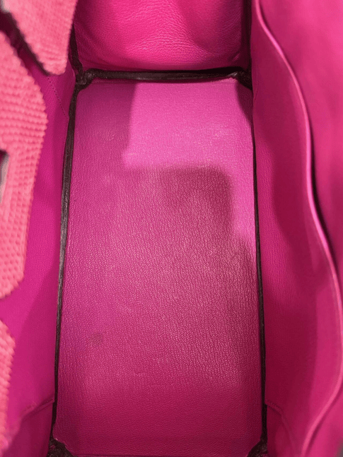 Luxury Promise Hermès Birkin 25 Pink Lizard Leather Handbag