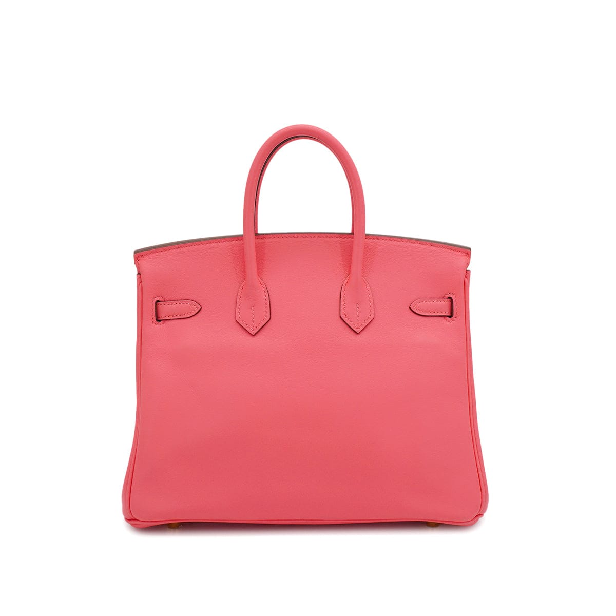 LUXURY PROMISE HERMES BIRKIN 25 ROSE AZALEE VEAU SWIFT HAND BAG 2017 A STAMP GOLD HARDWARE 90335151