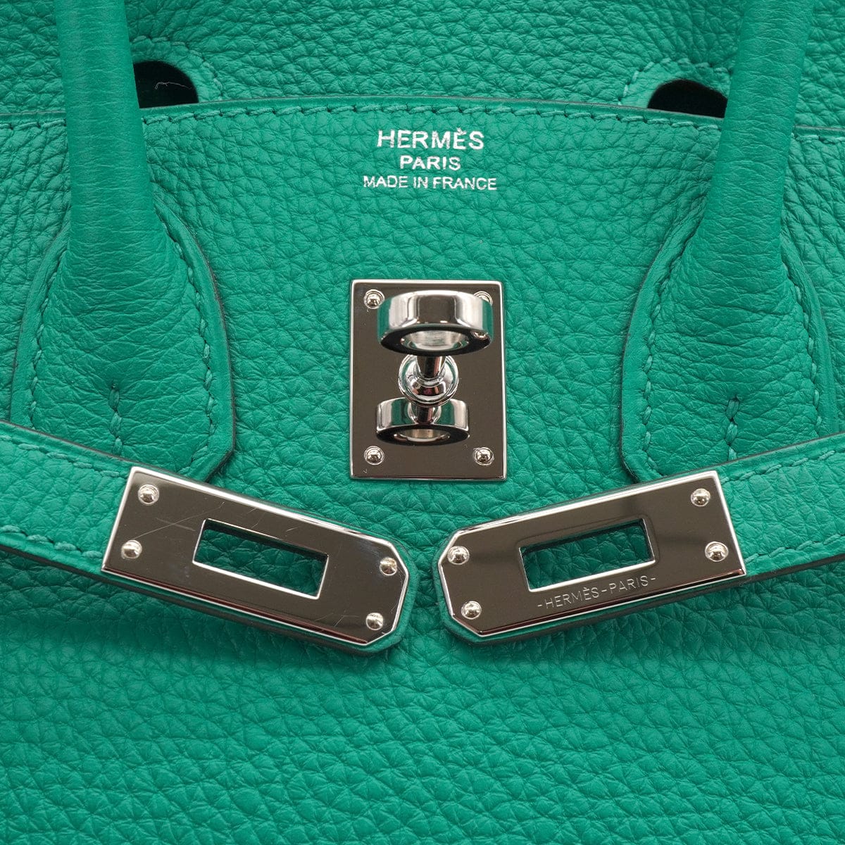 LUXURY PROMISE HERMES BIRKIN 25 VERT VERONE TOGO HAND BAG 2019 D STAMP PALLADIUM HARDWARE 90338769