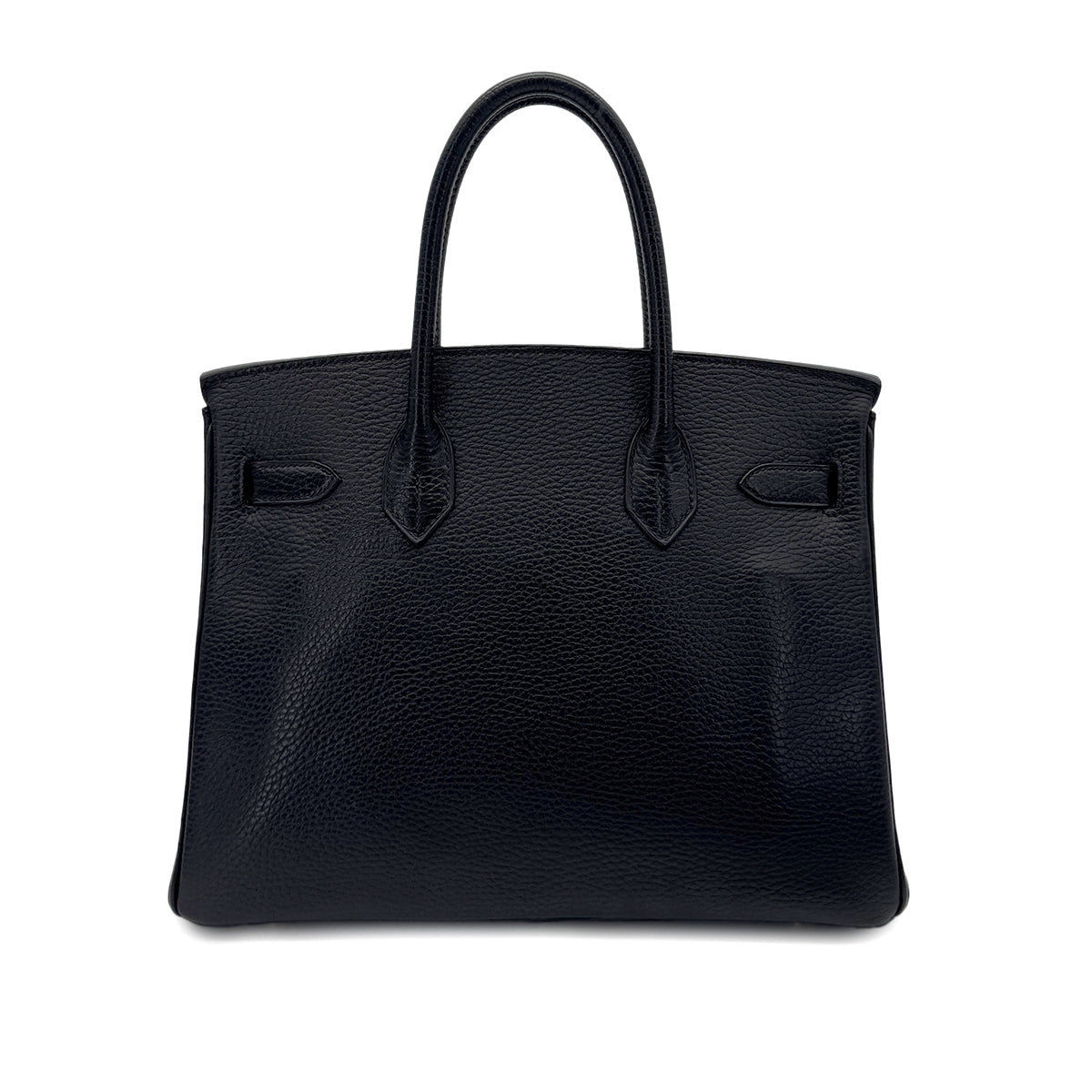 LUXURY PROMISE HERMES BIRKIN 30 BLACK ARDENNES HAND BAG □G GHW 90288494