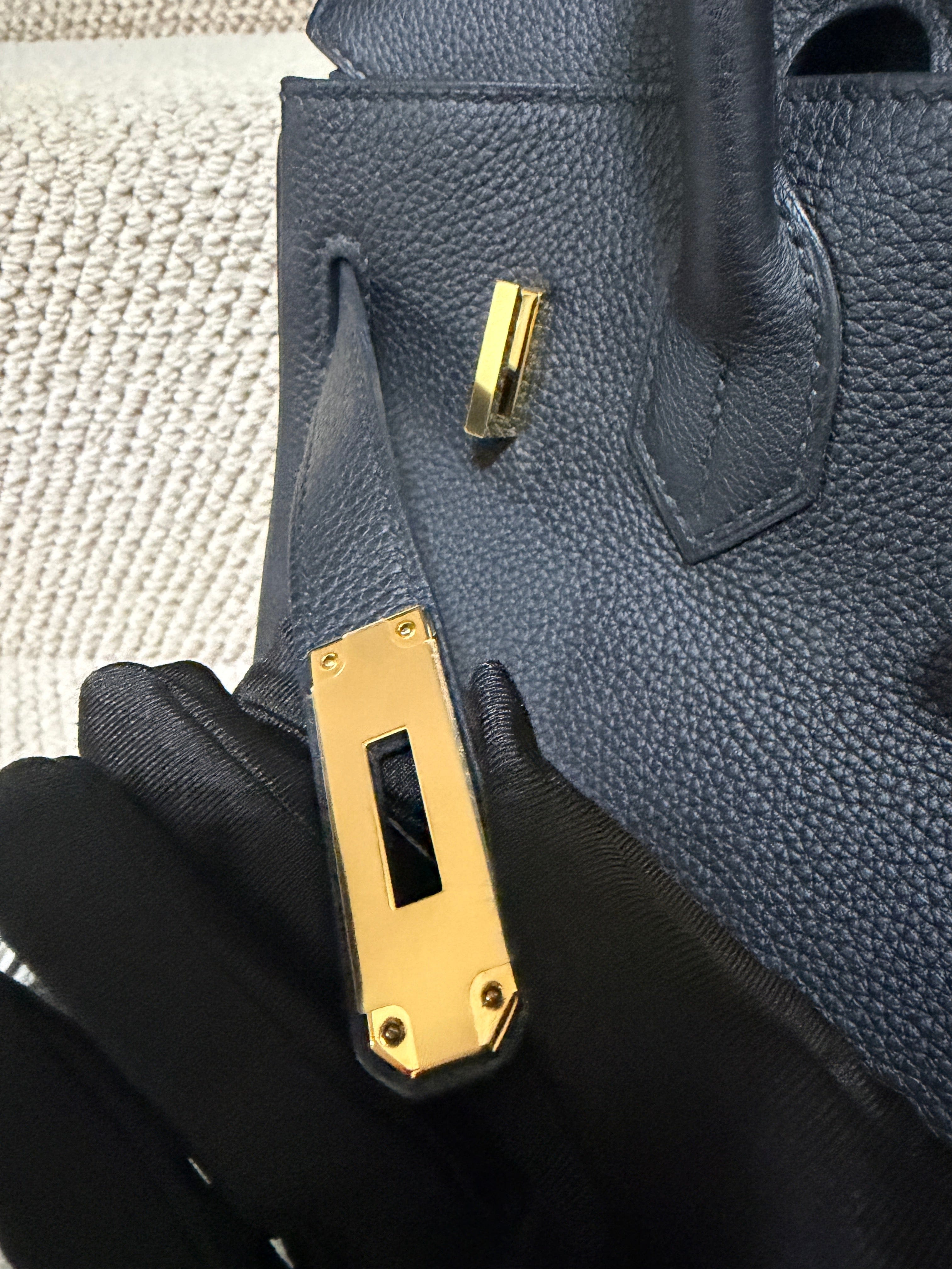 Luxury Promise Hermès Birkin 30 – Noir Togo – Gold Hardware – Stamp A