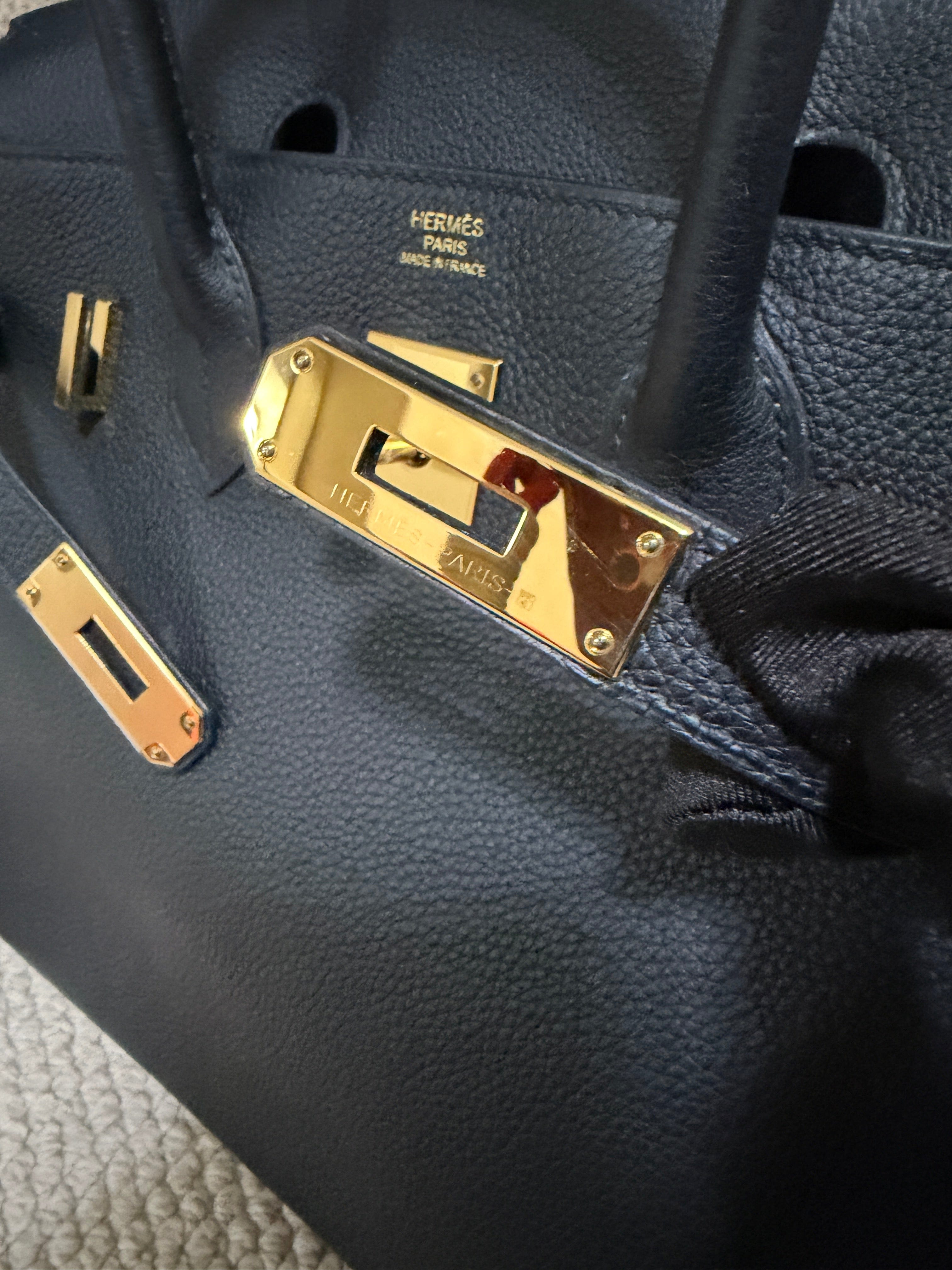 Luxury Promise Hermès Birkin 30 – Noir Togo – Gold Hardware – Stamp A
