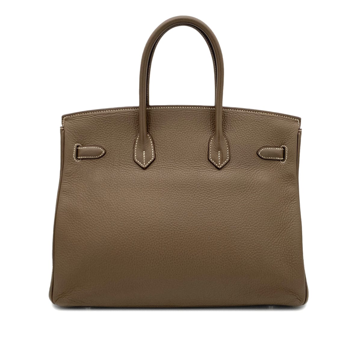 LUXURY PROMISE HERMES BIRKIN 35 ETOUPE TAURILLON CLEMENCE HAND BAG ▢N SHW 90285741