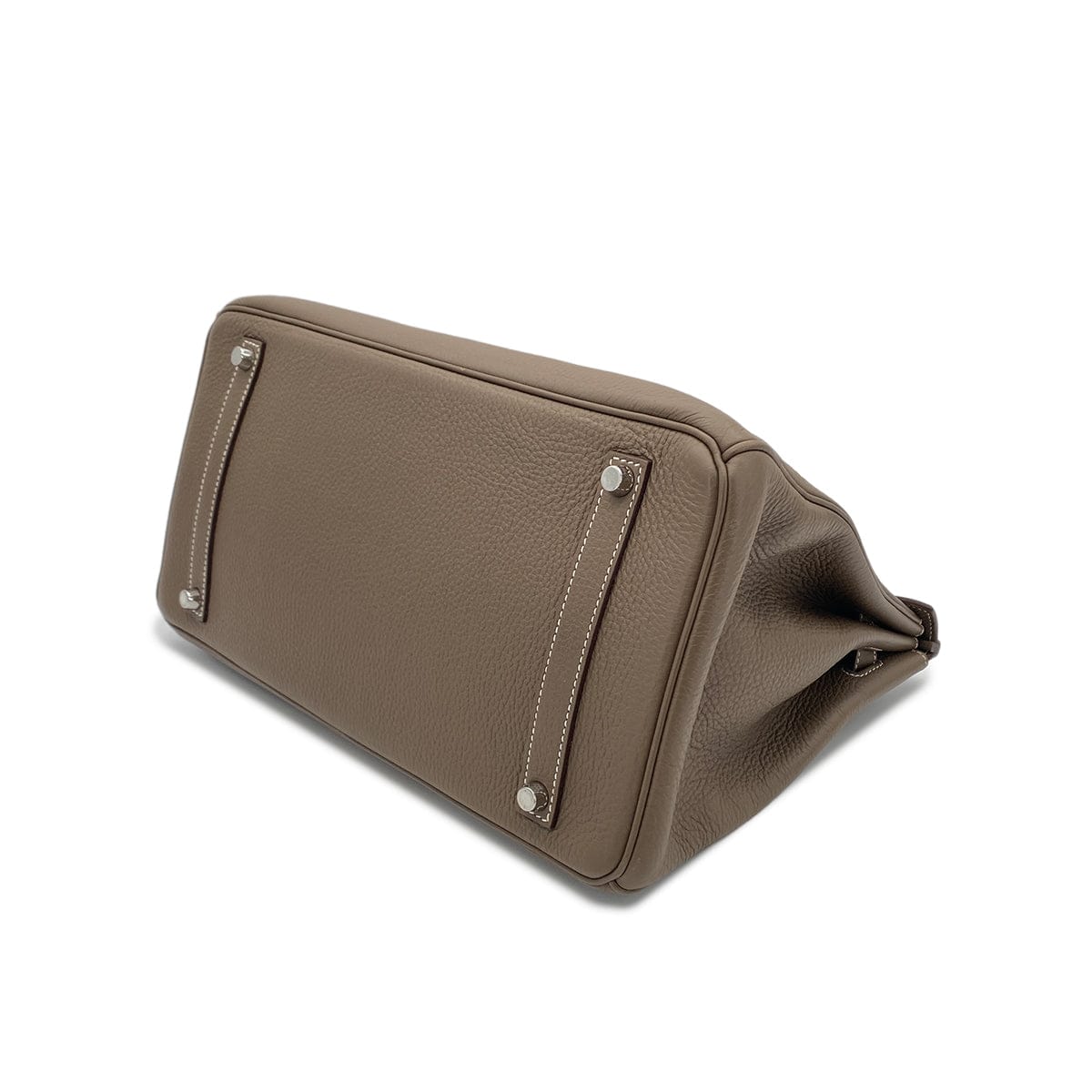 LUXURY PROMISE HERMES BIRKIN 35 ETOUPE TAURILLON CLEMENCE HAND BAG ▢N SHW 90285741