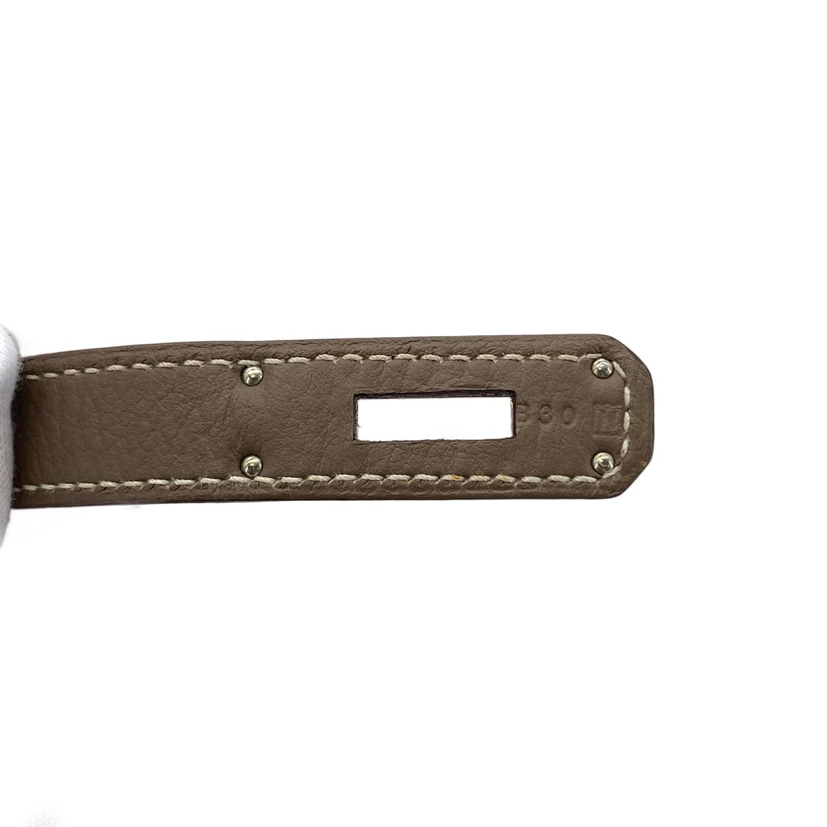 LUXURY PROMISE HERMES BIRKIN 35 ETOUPE TAURILLON CLEMENCE HAND BAG ▢N SHW 90285741